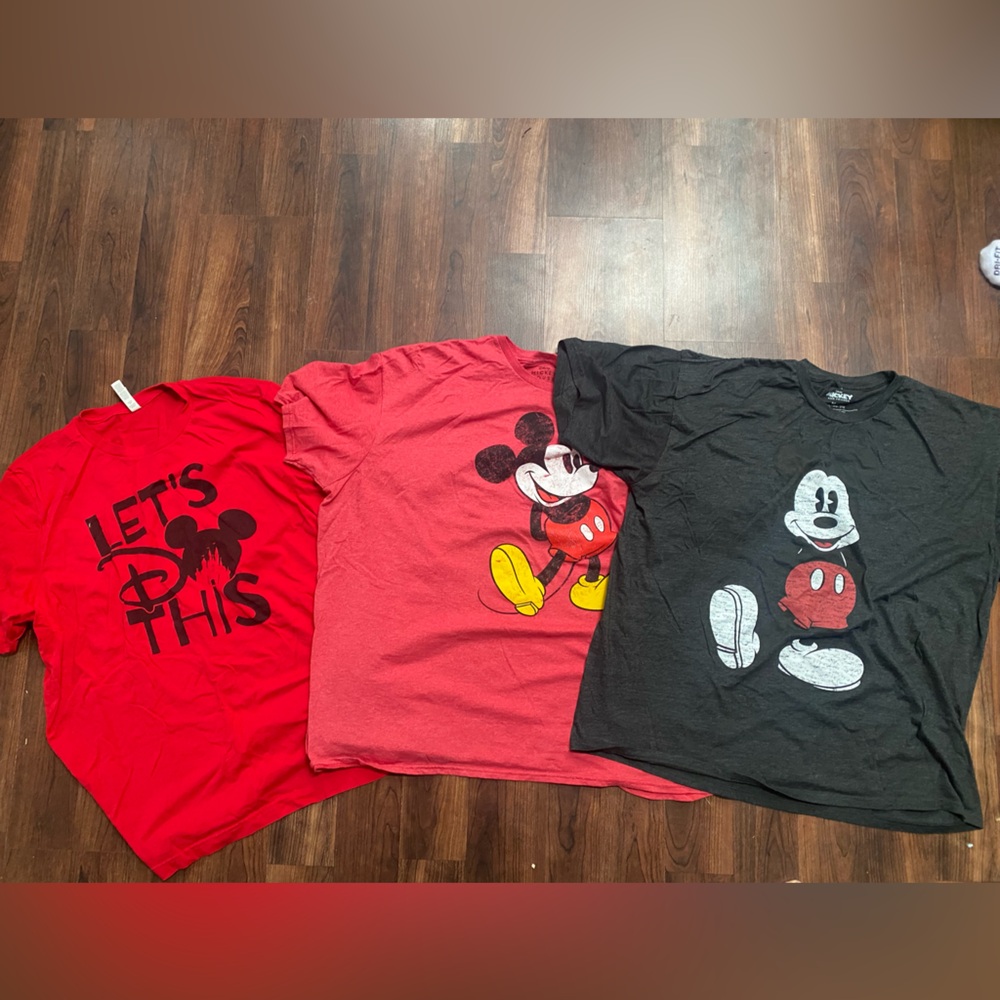 Lot of 3 Disney Tees